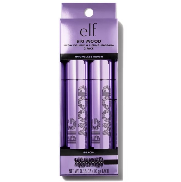 2 FOR $15 e.l.f. Big Mood Mascara in Black - Picture 1 of 6